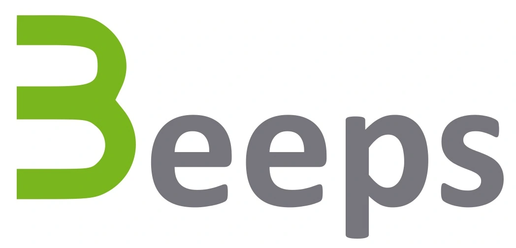 Logo von Beeps, die KI-basierte Learning-Experience-Platform LXP des BZW